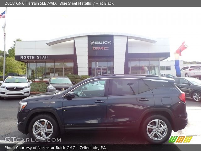 2018 GMC Terrain SLE AWD in Blue Steel Metallic