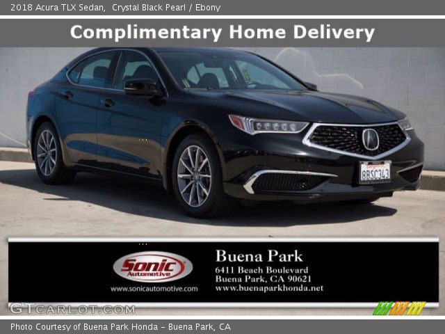 2018 Acura TLX Sedan in Crystal Black Pearl