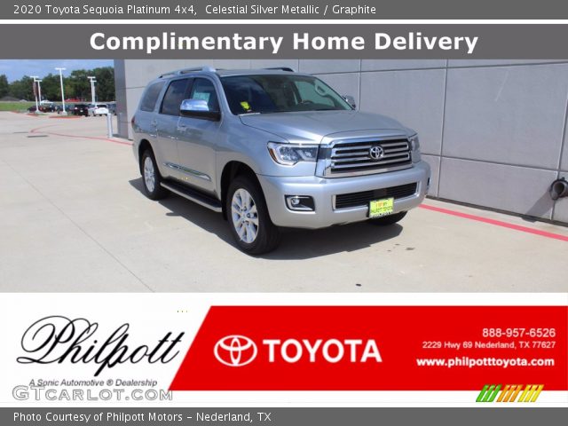 2020 Toyota Sequoia Platinum 4x4 in Celestial Silver Metallic