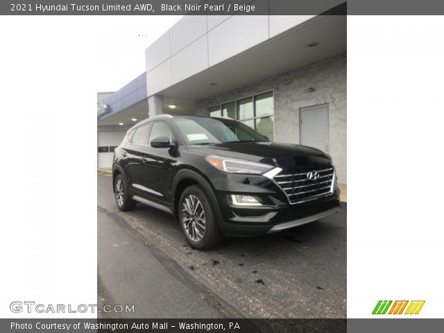 2021 Hyundai Tucson Limited AWD in Black Noir Pearl