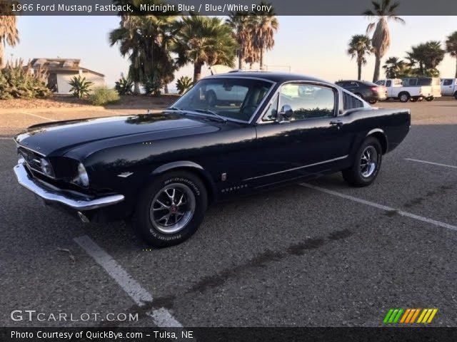 1966 Ford Mustang Fastback in Midnight Blue