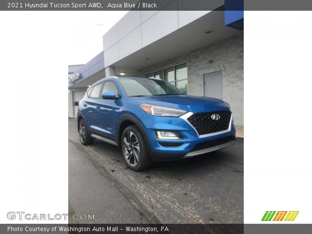 2021 Hyundai Tucson Sport AWD in Aqua Blue