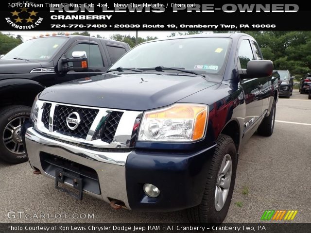 2010 Nissan Titan SE King Cab 4x4 in Navy Blue Metallic