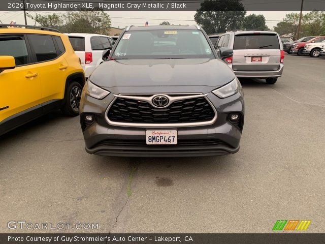 2020 Toyota Highlander XLE in Magnetic Gray Metallic