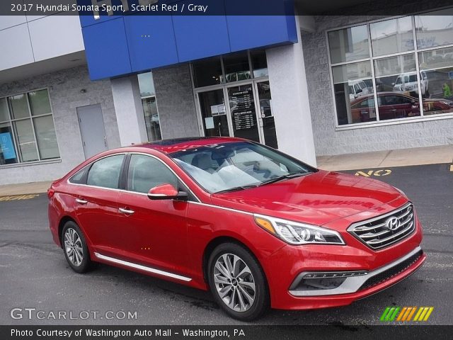 2017 Hyundai Sonata Sport in Scarlet Red