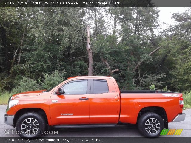 2016 Toyota Tundra SR5 Double Cab 4x4 in Inferno Orange