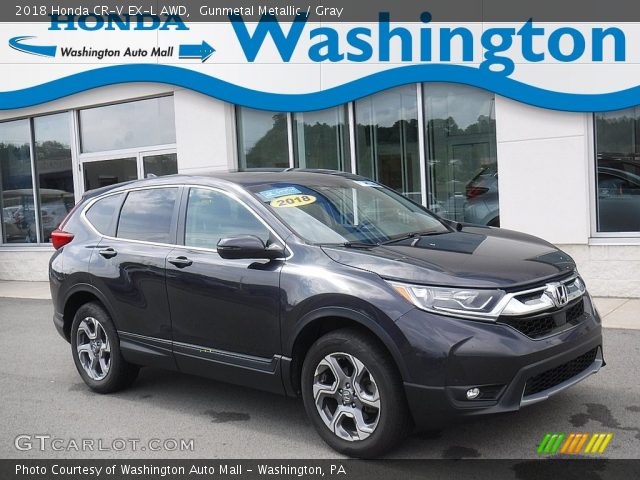 2018 Honda CR-V EX-L AWD in Gunmetal Metallic