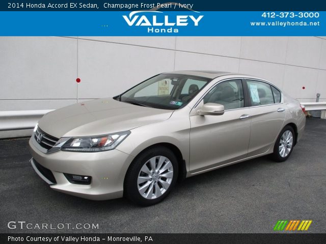 2014 Honda Accord EX Sedan in Champagne Frost Pearl