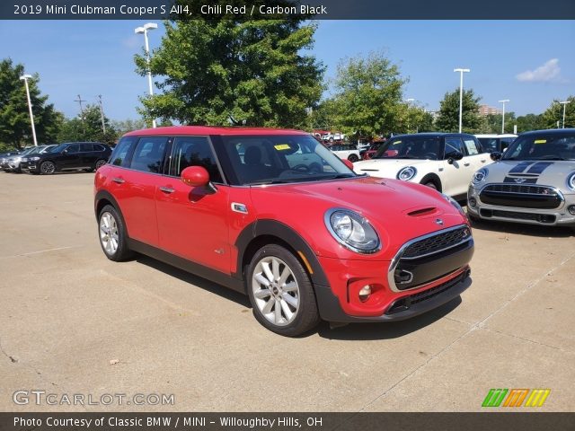 2019 Mini Clubman Cooper S All4 in Chili Red