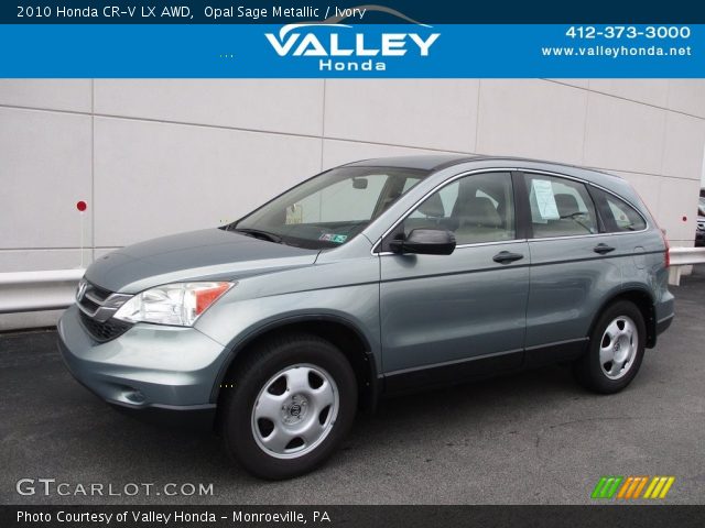 2010 Honda CR-V LX AWD in Opal Sage Metallic