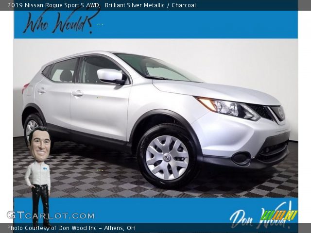 2019 Nissan Rogue Sport S AWD in Brilliant Silver Metallic