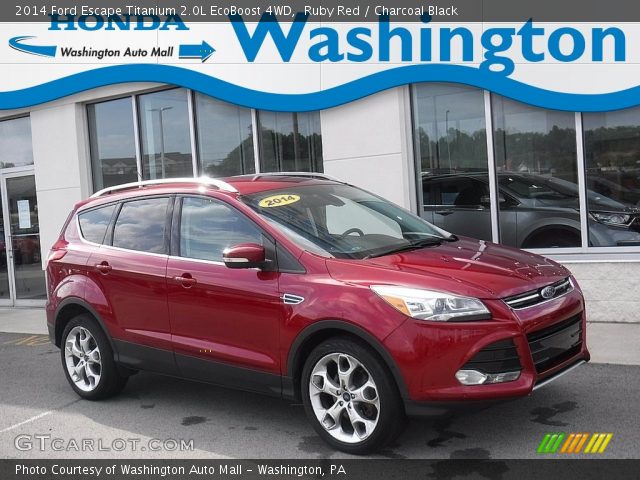 2014 Ford Escape Titanium 2.0L EcoBoost 4WD in Ruby Red