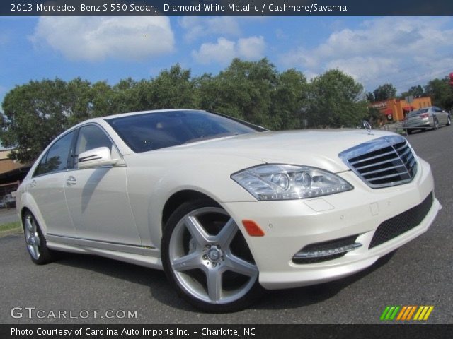 2013 Mercedes-Benz S 550 Sedan in Diamond White Metallic