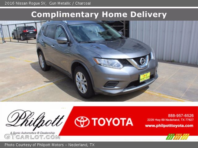 2016 Nissan Rogue SV in Gun Metallic