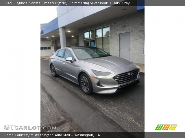2020 Hyundai Sonata Limited Hybrid in Shimmering Silver Pearl