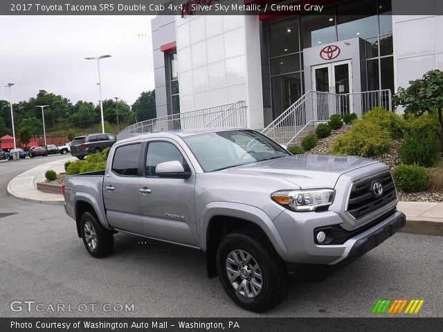 2017 Toyota Tacoma SR5 Double Cab 4x4 in Silver Sky Metallic