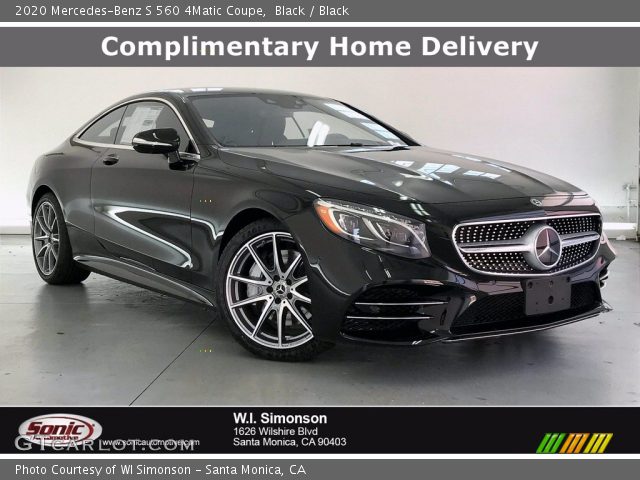 2020 Mercedes-Benz S 560 4Matic Coupe in Black