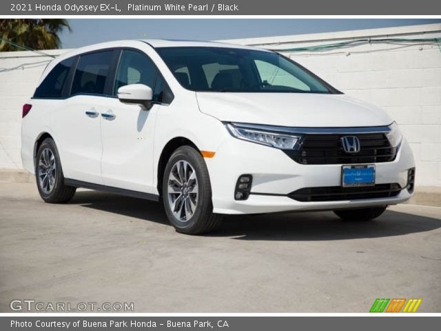 2021 Honda Odyssey EX-L in Platinum White Pearl