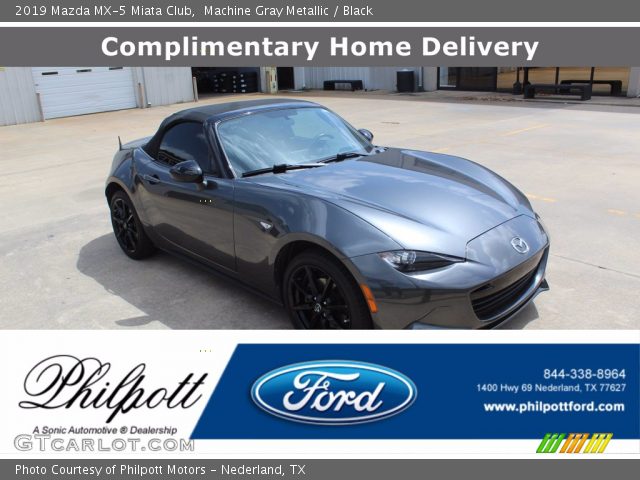 2019 Mazda MX-5 Miata Club in Machine Gray Metallic