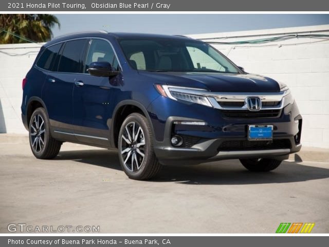 2021 Honda Pilot Touring in Obsidian Blue Pearl