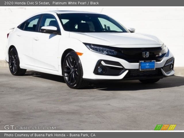 2020 Honda Civic Si Sedan in Platinum White Pearl