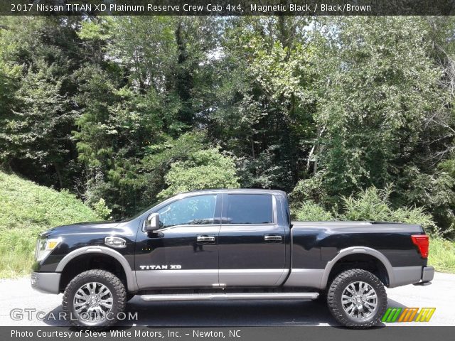 2017 Nissan TITAN XD Platinum Reserve Crew Cab 4x4 in Magnetic Black