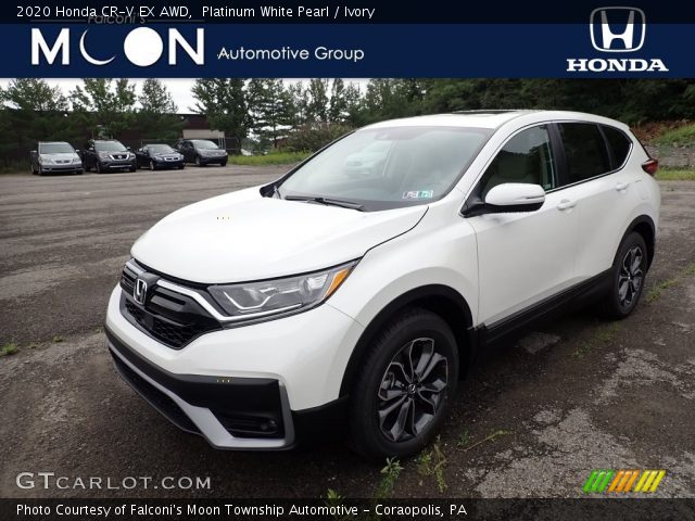 2020 Honda CR-V EX AWD in Platinum White Pearl