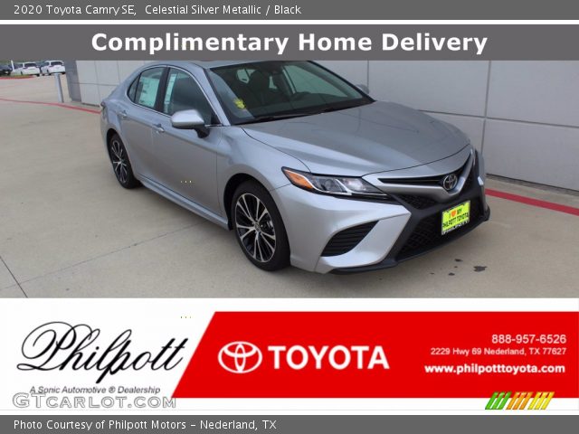 2020 Toyota Camry SE in Celestial Silver Metallic