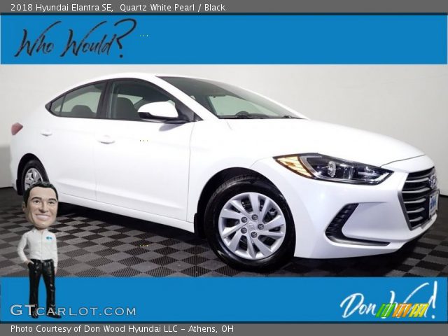 2018 Hyundai Elantra SE in Quartz White Pearl
