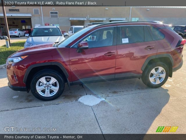 2020 Toyota RAV4 XLE AWD in Ruby Flare Pearl