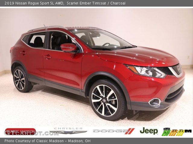 2019 Nissan Rogue Sport SL AWD in Scarlet Ember Tintcoat
