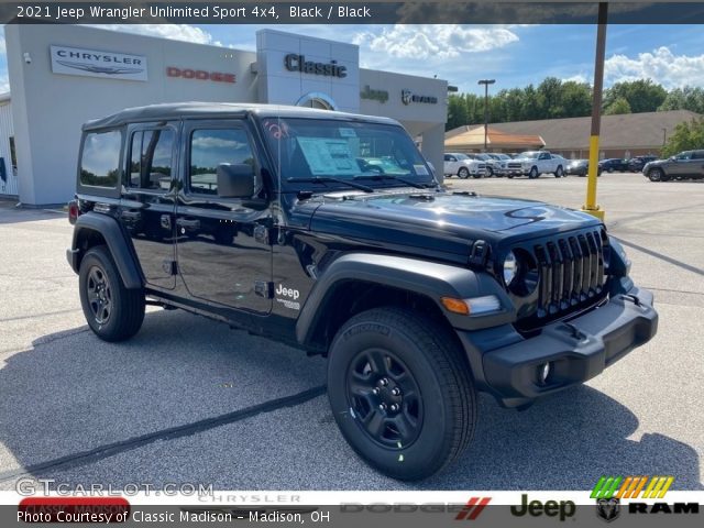 2021 Jeep Wrangler Unlimited Sport 4x4 in Black