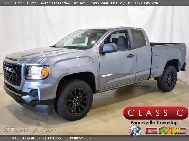 2021 GMC Canyon Elevation Extended Cab 4WD in Satin Steel Metallic