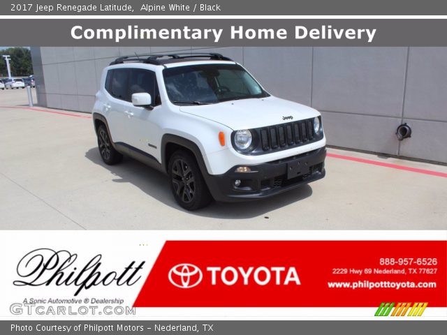 2017 Jeep Renegade Latitude in Alpine White