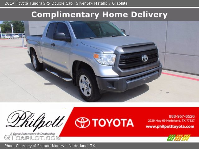 2014 Toyota Tundra SR5 Double Cab in Silver Sky Metallic