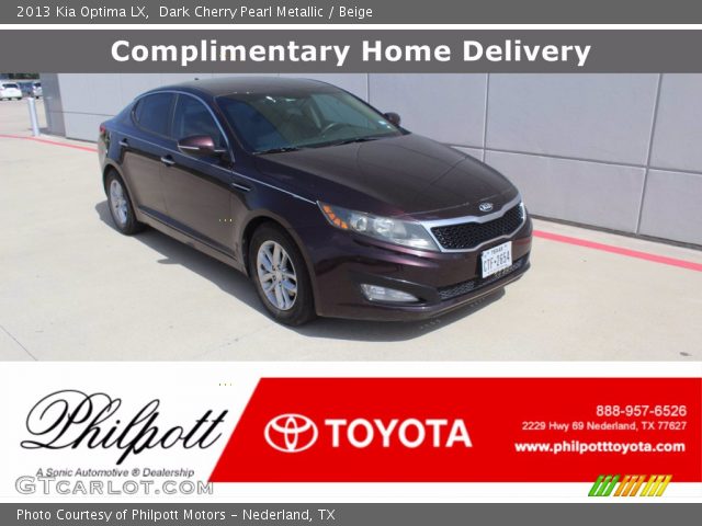 2013 Kia Optima LX in Dark Cherry Pearl Metallic