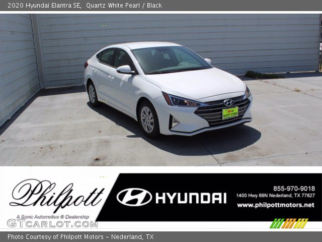 2020 Hyundai Elantra SE in Quartz White Pearl