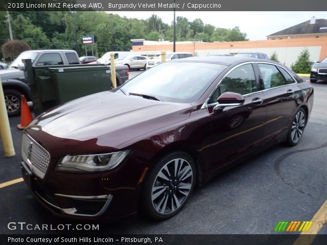 2018 Lincoln MKZ Reserve AWD in Burgundy Velvet Metallic