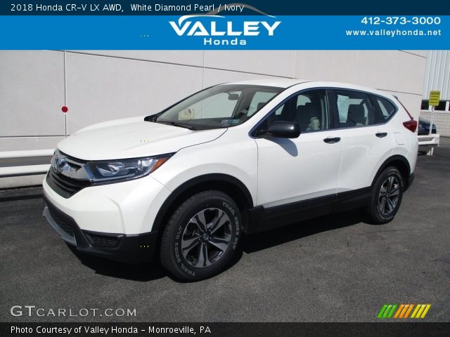 2018 Honda CR-V LX AWD in White Diamond Pearl