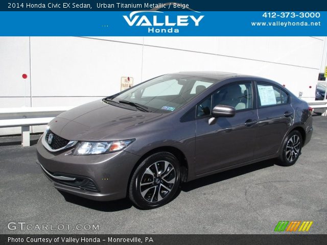 2014 Honda Civic EX Sedan in Urban Titanium Metallic