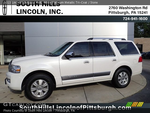 2013 Lincoln Navigator 4x4 in White Platinum Metallic Tri-Coat