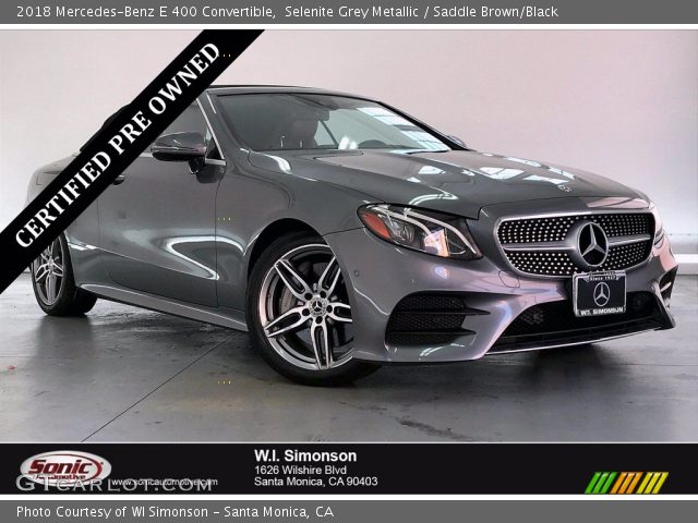 2018 Mercedes-Benz E 400 Convertible in Selenite Grey Metallic
