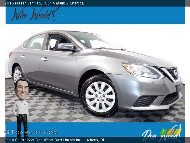 2016 Nissan Sentra S in Gun Metallic