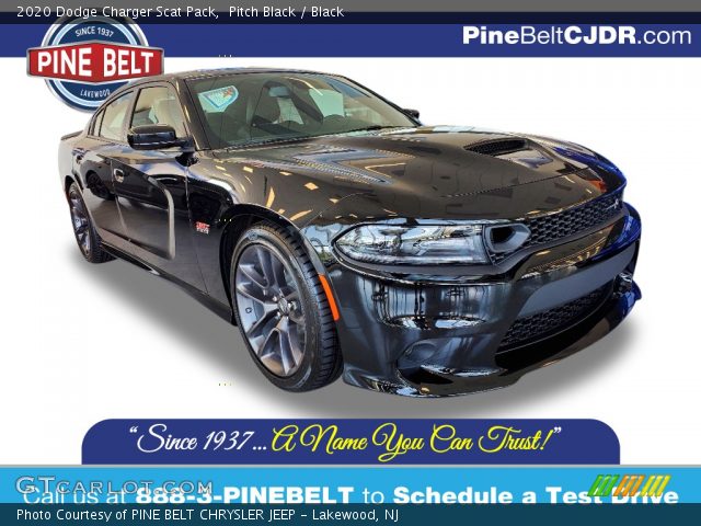 2020 Dodge Charger Scat Pack in Pitch Black