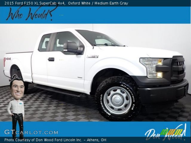 2015 Ford F150 XL SuperCab 4x4 in Oxford White