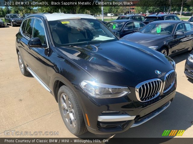 2021 BMW X3 xDrive30i in Black Sapphire Metallic