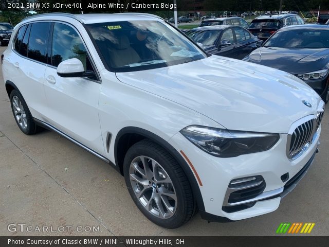 2021 BMW X5 xDrive40i in Alpine White