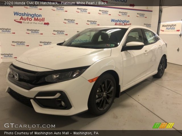 2020 Honda Civic EX Hatchback in Platinum White Pearl