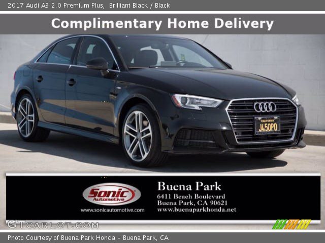 2017 Audi A3 2.0 Premium Plus in Brilliant Black