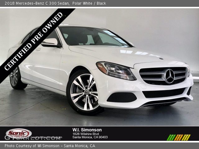 2018 Mercedes-Benz C 300 Sedan in Polar White